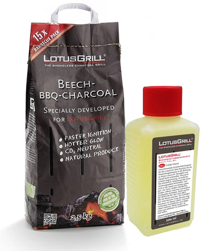 BBQ Charcoal & Ignition Fuel Package
