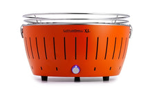 Load image into Gallery viewer, Mandarin Orange XL LotusGrill Portable Grill-Charcoal and Accessories included in the Works Bundle-Summertime 20232023